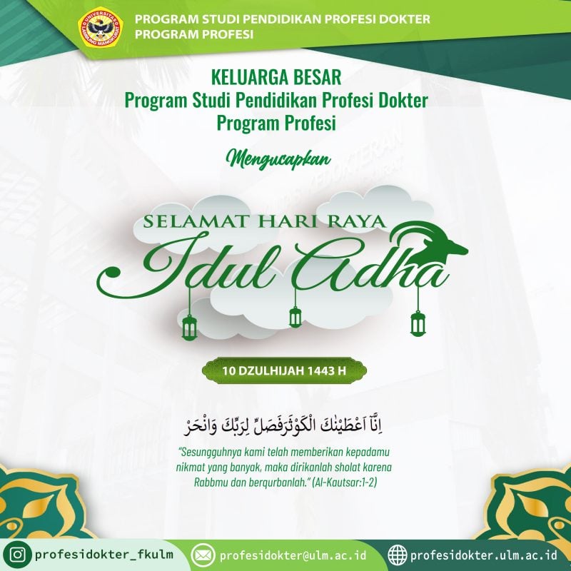 [selamat Hari Raya Idul Adha 1443 H] Profesi Dokter